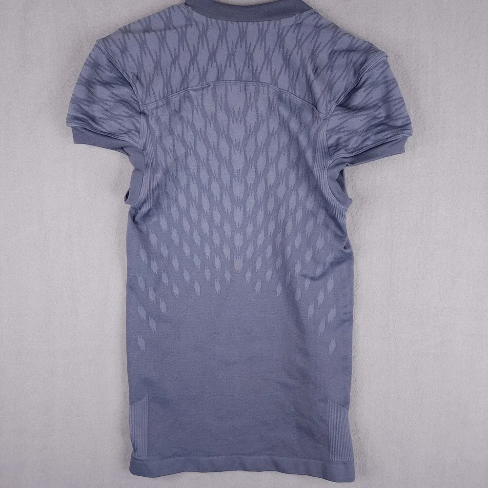 Adidas Football‎ Jersey Mens XL Blue Short Sleeve Compression Techfit Athletic